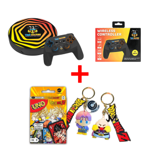 Pack Duo : Console Time Machine + Manette Pro Sans-Fil + 2 Porte-clés Offerts + 1 jeu UNO offert